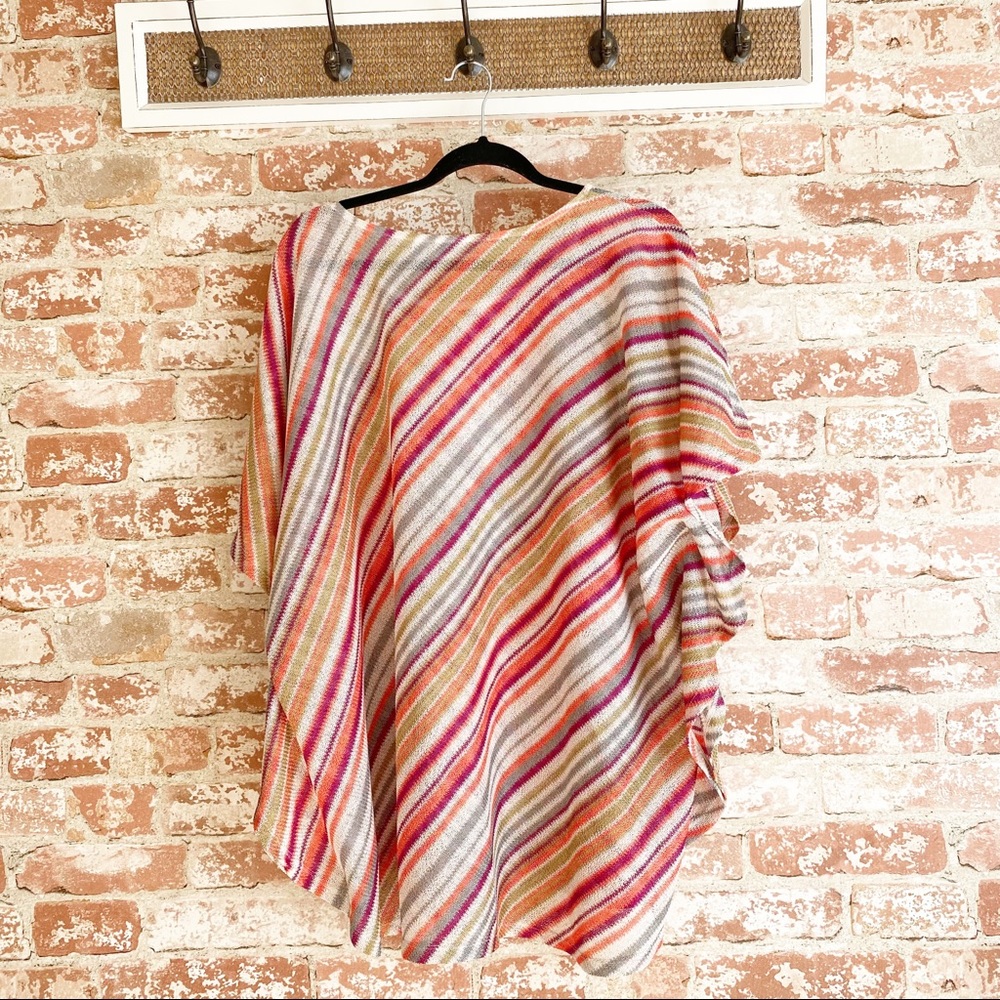 Susan Graver Tunic Knit Bat Sleeve Long Blouse - Picture 3 of 13